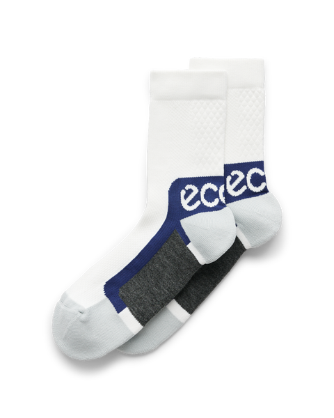 ECCO® Tech funktsionaalsed keskmise lõikega sokid unisex - Valge - Main