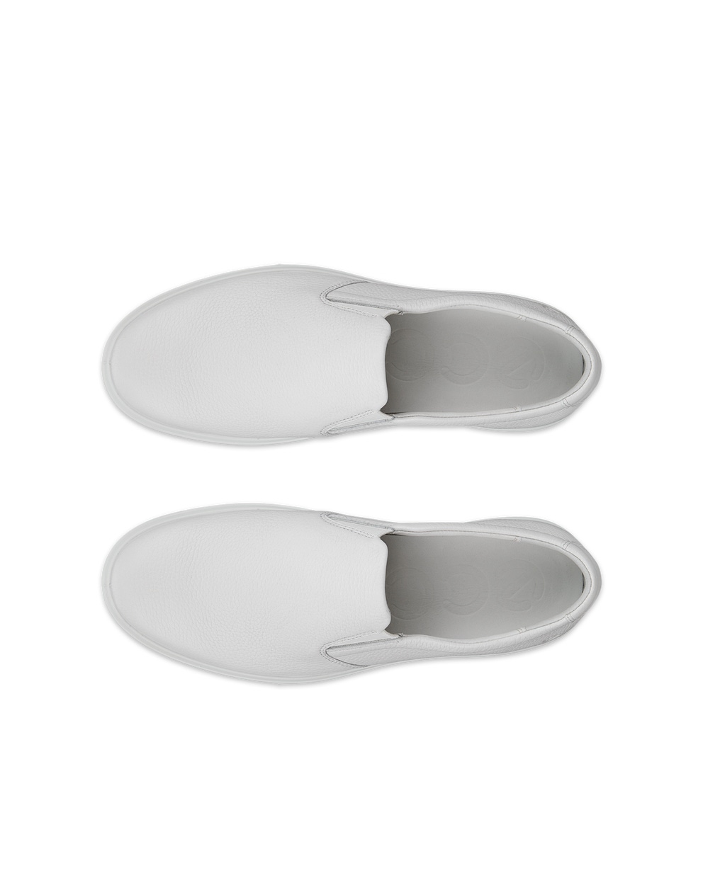 ECCO SOFT 60 MEN'S SLIP-ON - White - Top left pair