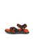 Men's ECCO® Exowrap Textile Sandal - Brown - Outside