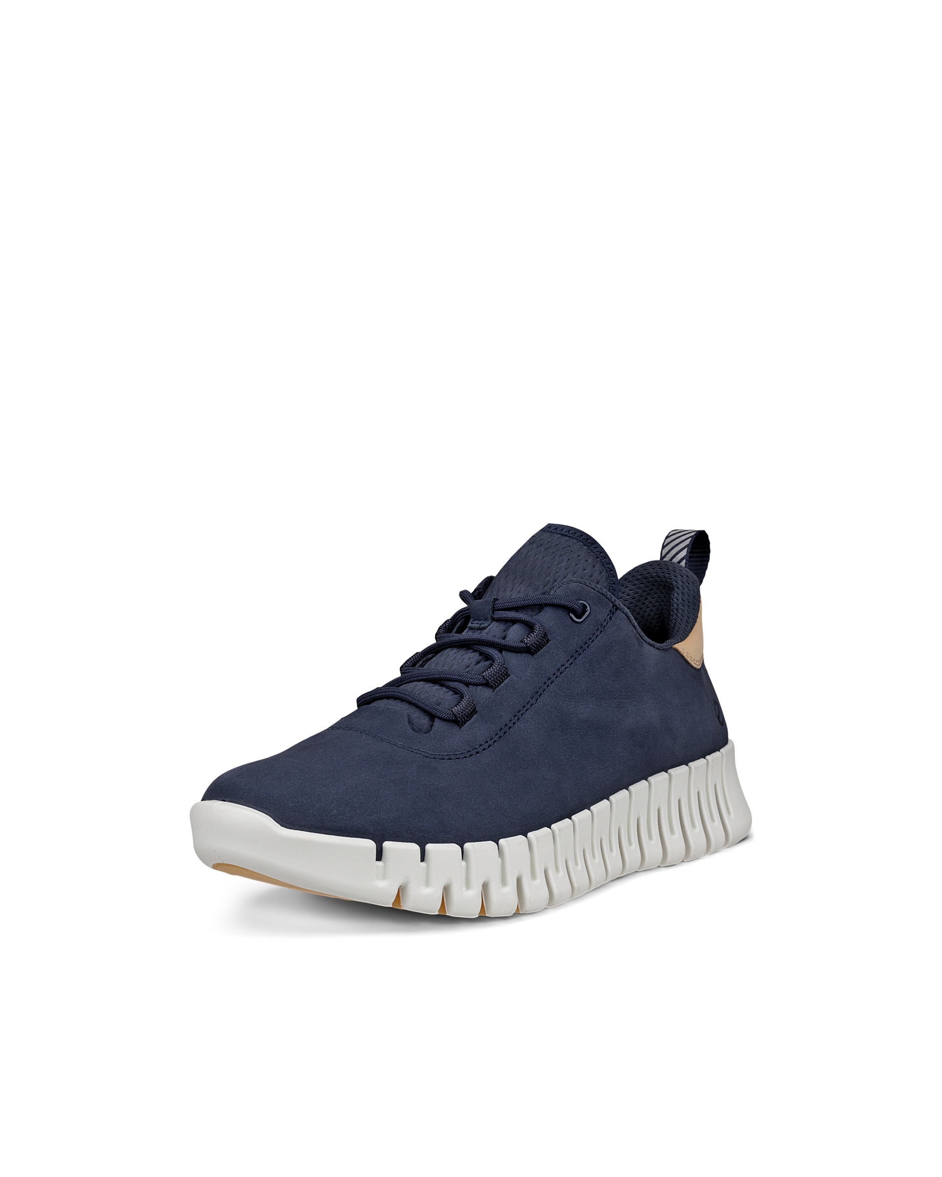 ECCO® GRUUV baskets en nubuck pour femme - Bleu - Main