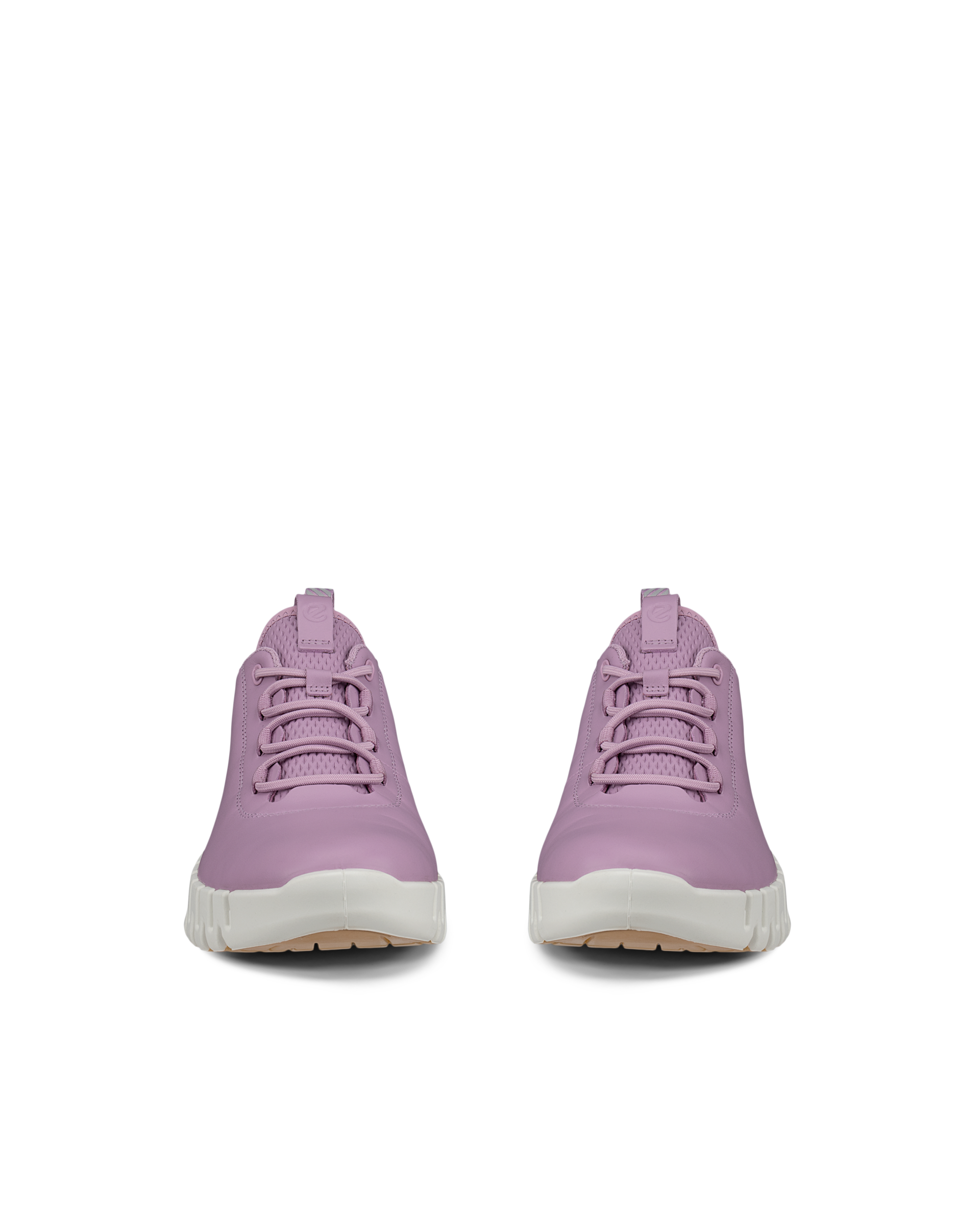 Zapatillas de piel ECCO® Gruuv para mujer - Violeta - Front pair