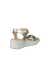 Women's ECCO® Flowt Wedge LX Leather Sandal - Metallics - Back